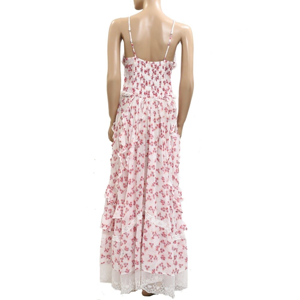 Intimately Free People Hearts Desire Bodysuit Dress Floral Print Lace XS 281382 - Picture 7 of 10